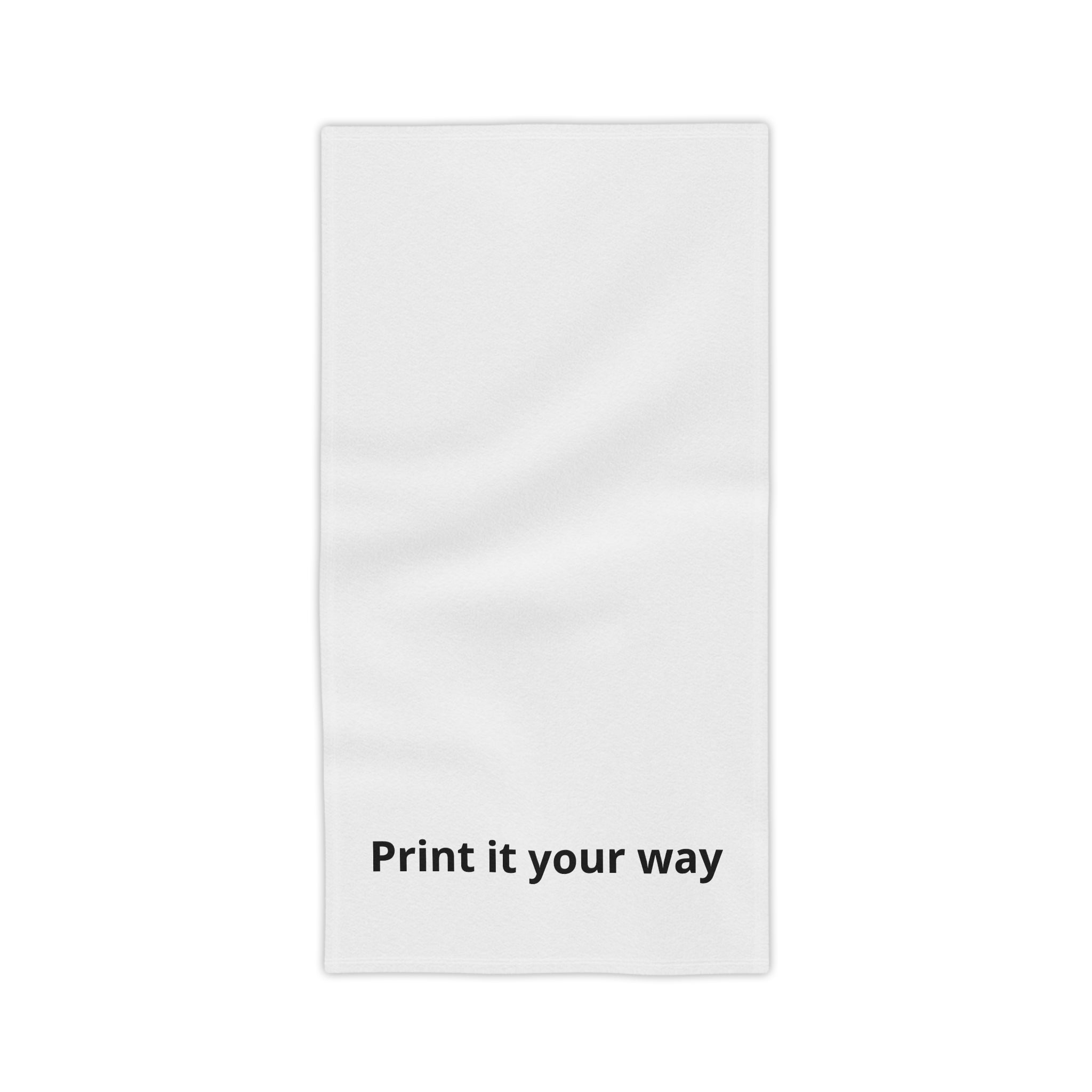 Customizable Beach Towel — "Print it your way" Personalized Summer Towel