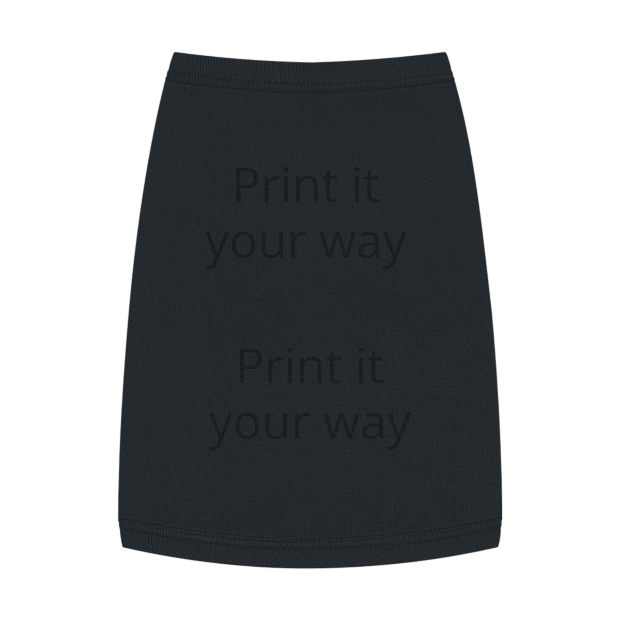 Customizable Pet Tank Top – Lightweight Dog Shirt (Print It Your Way)