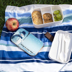 Snowman Bento Lunch Box — Winter Holiday Kids Lunchbox with 'Print it your way' Design