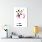 Wedding Couple Acrylic Print – Customizable French Cleat Wall Art
