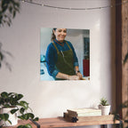 Matte Poster — Female Home Chef Portrait Kitchen Wall Art