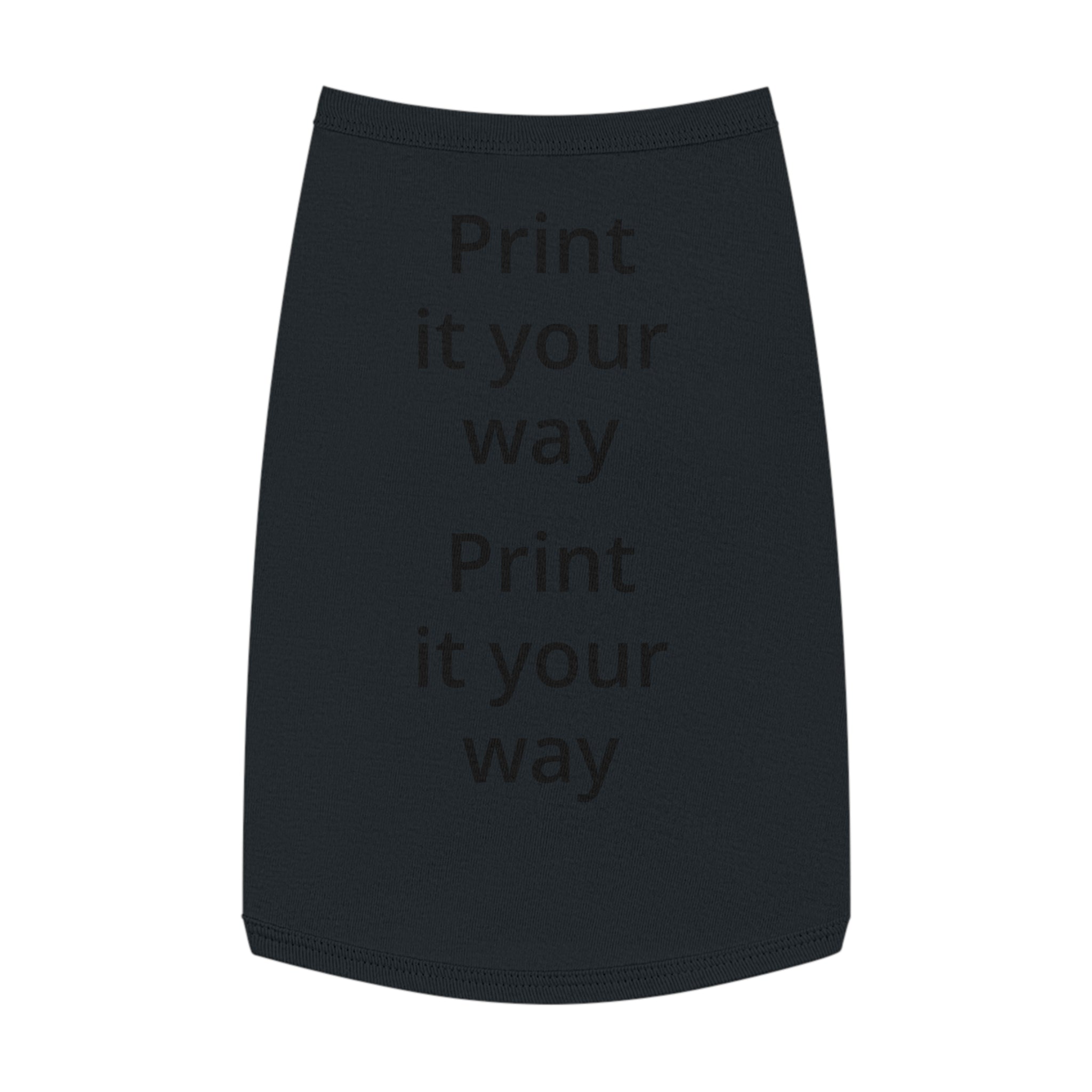 Customizable Pet Tank Top – Lightweight Dog Shirt (Print It Your Way)