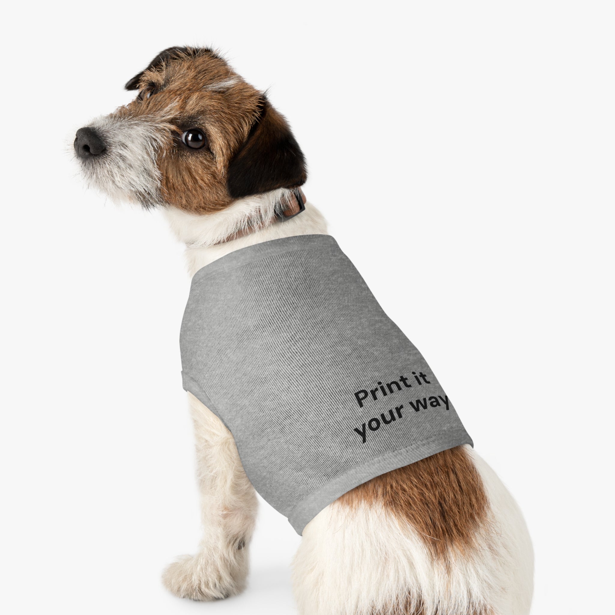 Custom Pet Tank Top - Personalized 'Print It Your Way' Dog Shirt