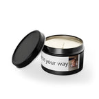 Personalized Tin Candle — Custom Photo & Text Scented Candle Gift