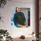 Matte Poster — Female Home Chef Portrait Kitchen Wall Art