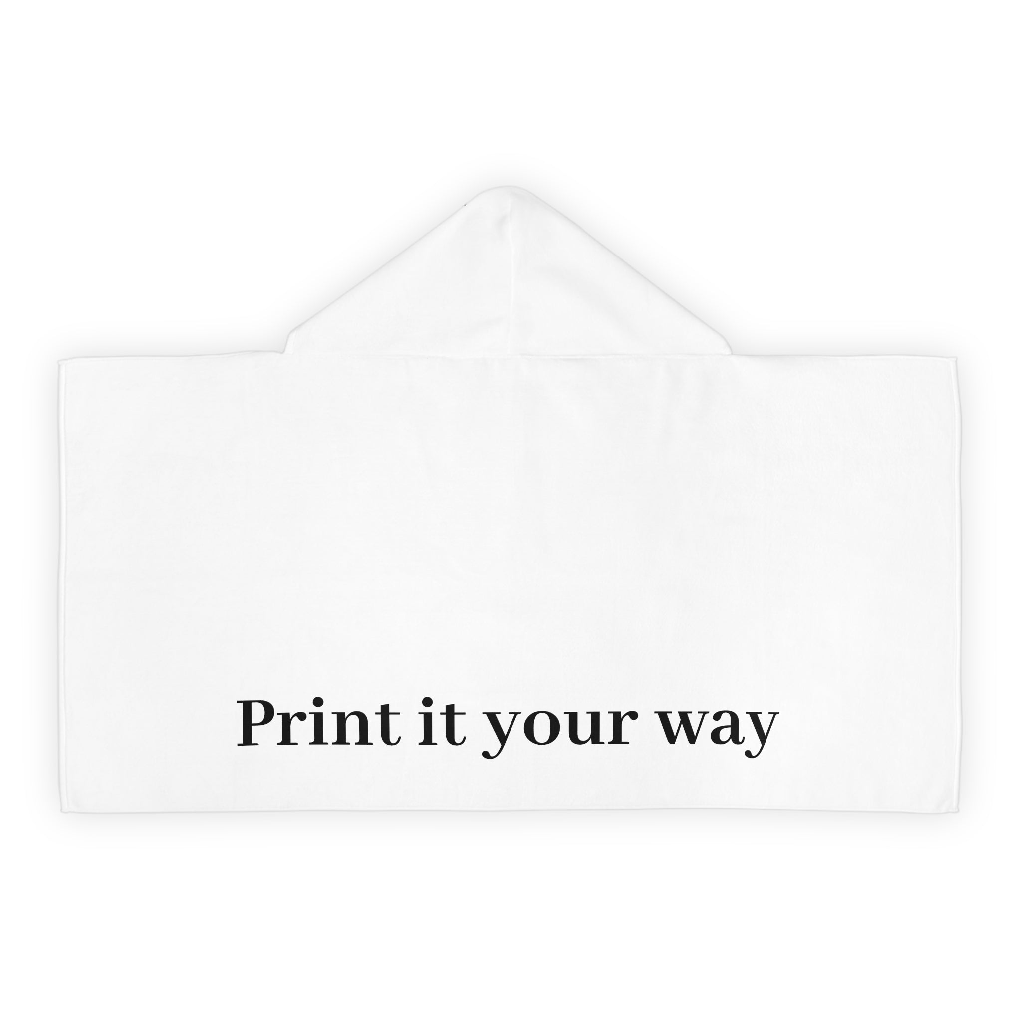 Youth Hooded Towel — Custom "Print it your way" Beach & Bath Wrap