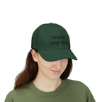 Embroidered "Print It Your Way" Classic Dad Cap