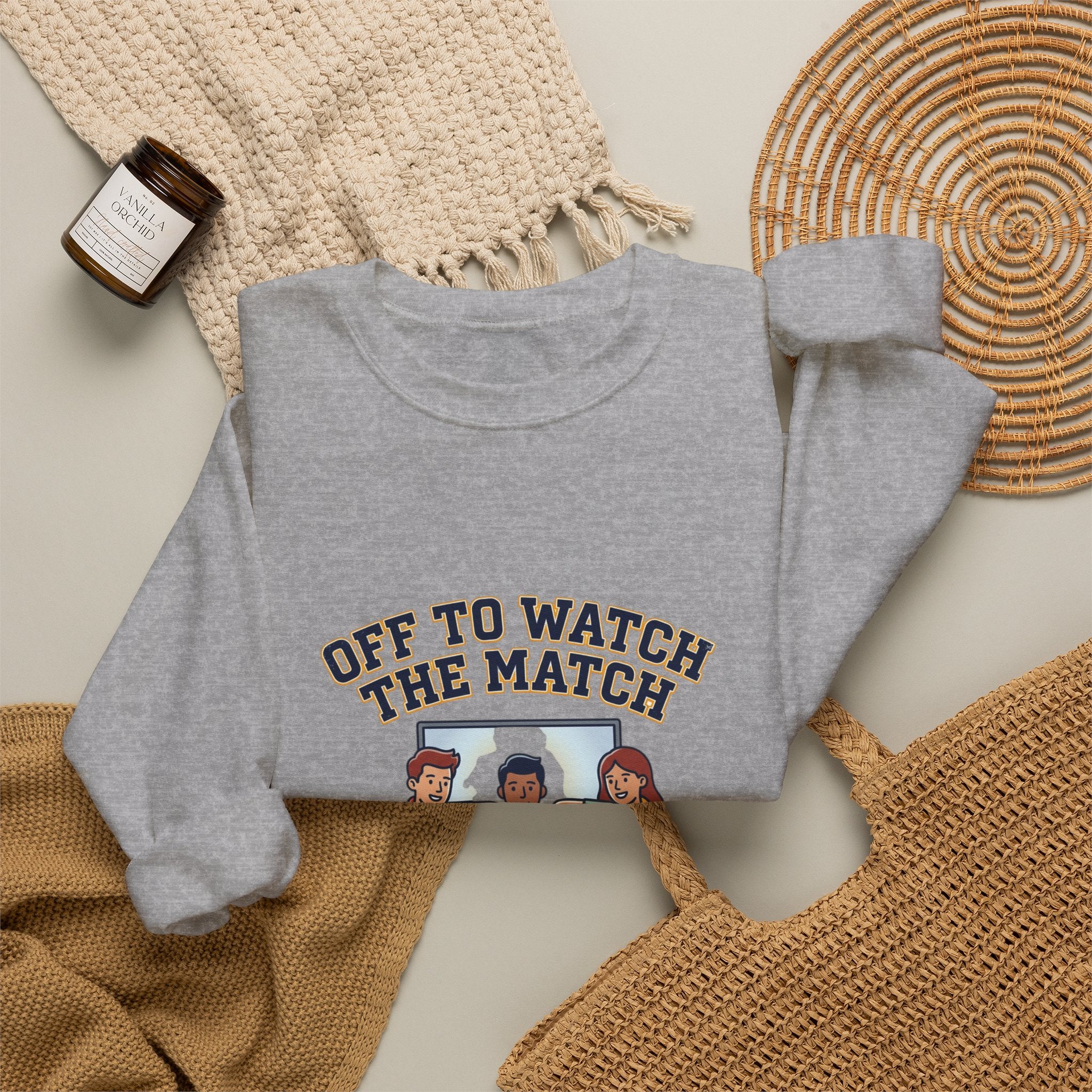 Off to Watch the Match Sweatshirt | soccer watch party, match-day outfit