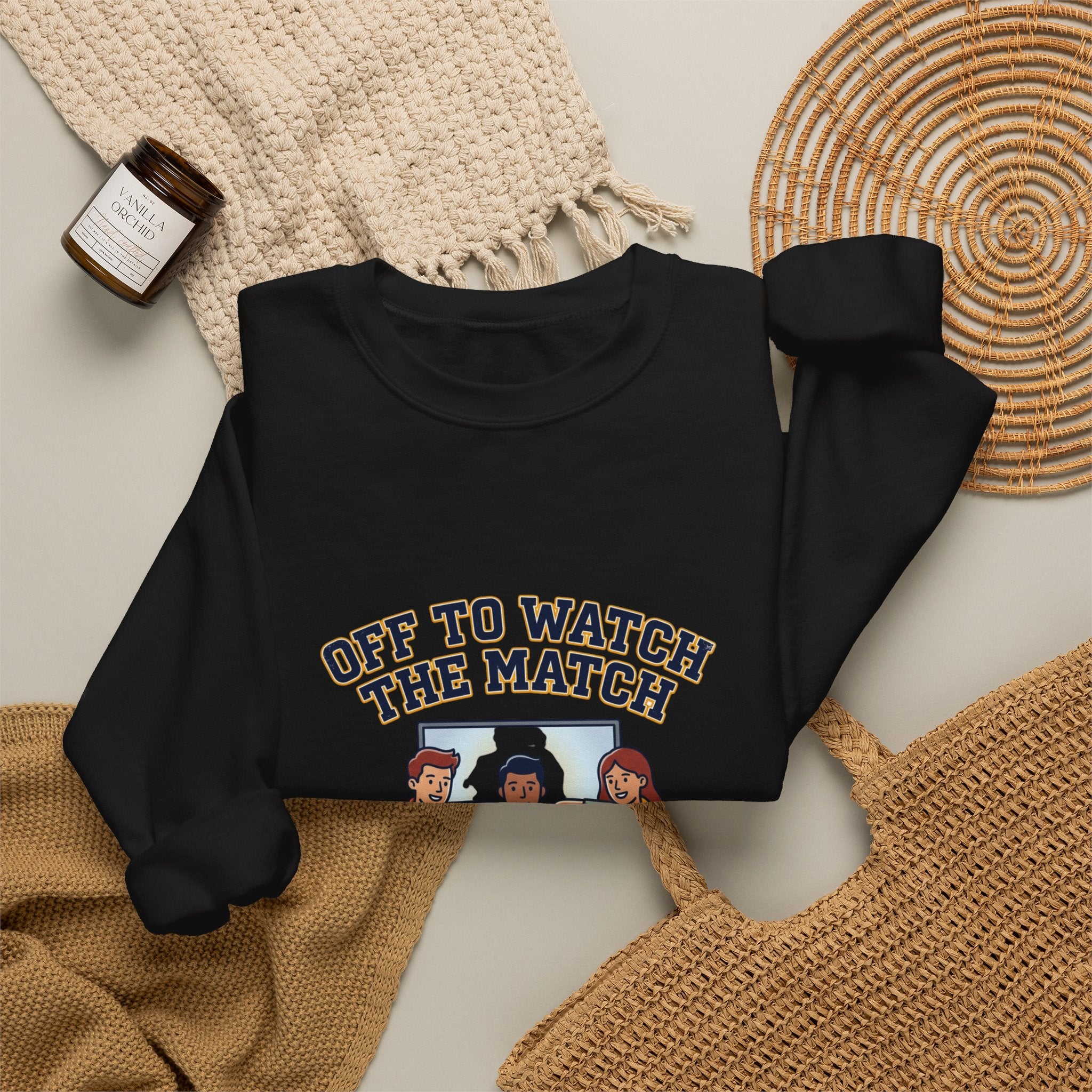 Off to Watch the Match Sweatshirt | soccer watch party, match-day outfit