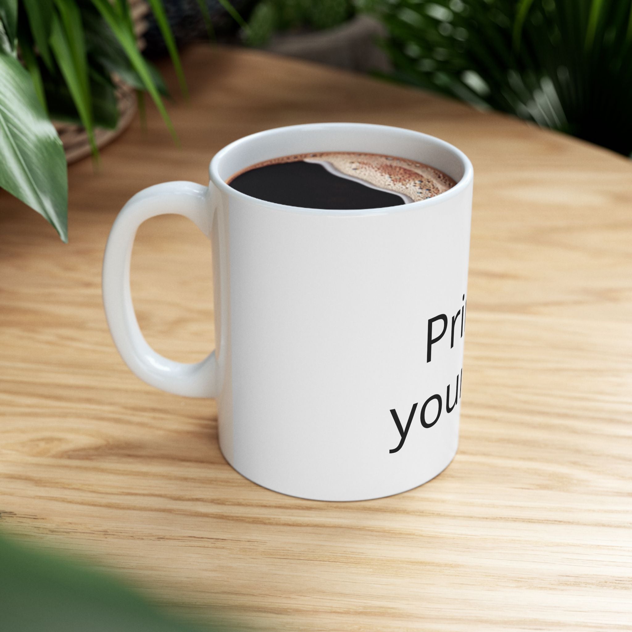 Customizable Ceramic Mug – "Print It Your Way" Personalized Coffee Cup (11oz & 15oz)