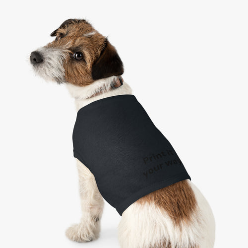 Custom Pet Tank Top - Personalized 'Print It Your Way' Dog Shirt
