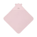 Embroidered Hooded Baby Towel with Bear Ears — Personalized Terry Bath Wrap