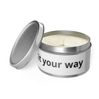 Customizable Tin Candle — 'Print it your way' Personalized Scented Tin