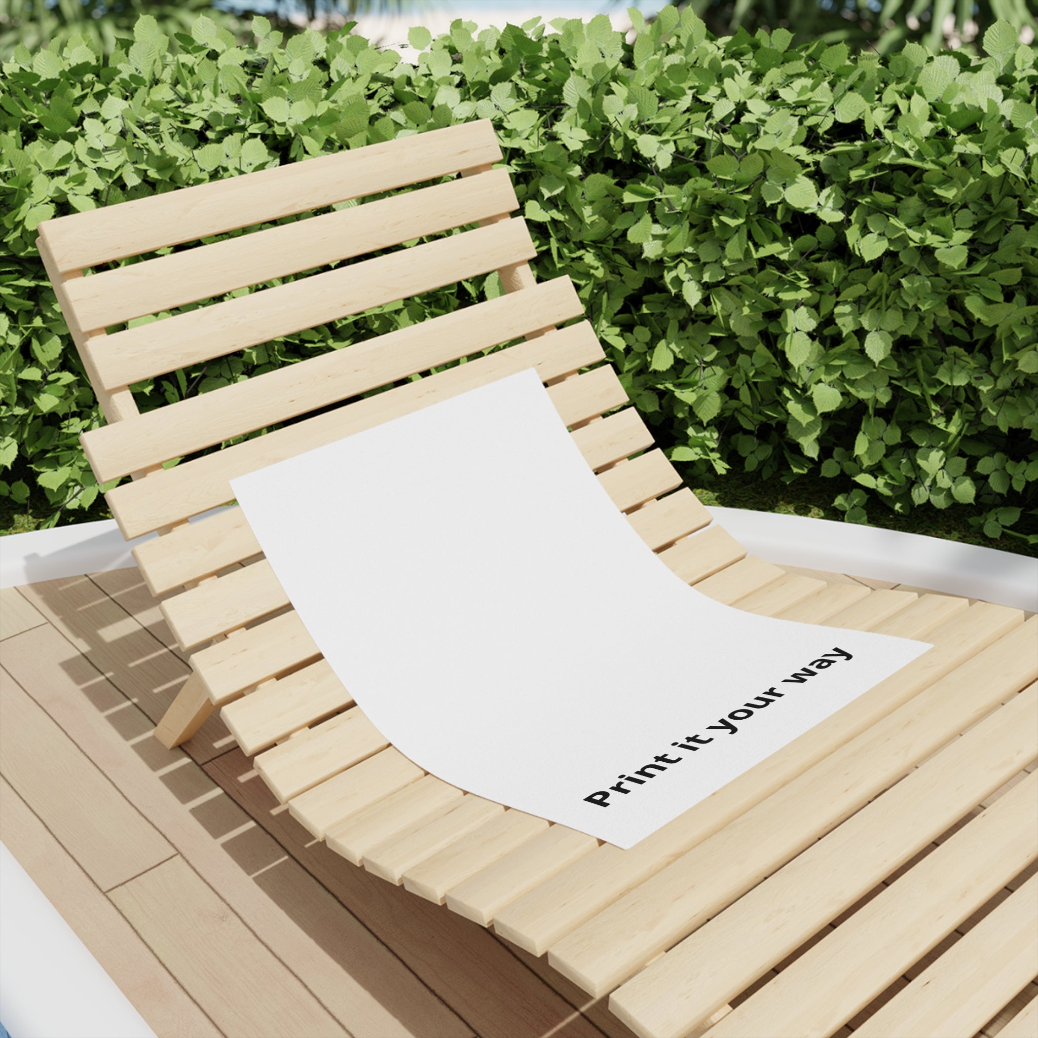 Customizable Beach Towel — "Print it your way" Personalized Summer Towel