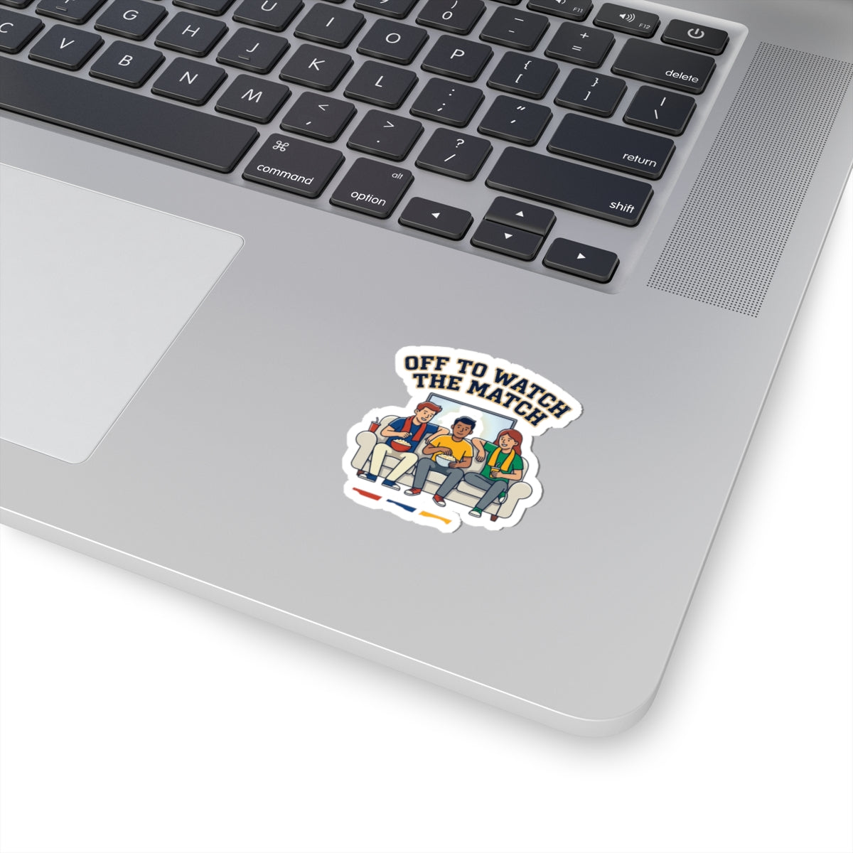 Off to Watch the Match Kiss-Cut Stickers | soccer watch party, country colors