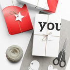 Heart Print Gift Wrap Paper — 'Print it your way' Customizable Wrapping Roll