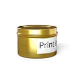 Customizable Tin Candle — 'Print it your way' Personalized Scented Tin