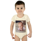 Personalized Photo Infant Bodysuit — Custom Baby Picture Onesie