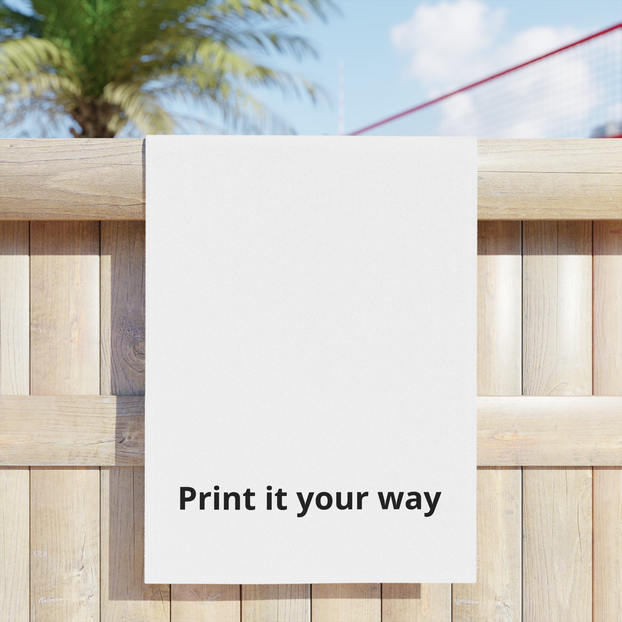 Customizable Beach Towel — "Print it your way" Personalized Summer Towel