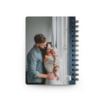 Romantic Photo Spiral Journal — Personalized Couple & Family Memory Notebook