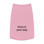 Custom Pet Tank Top - Personalized 'Print It Your Way' Dog Shirt