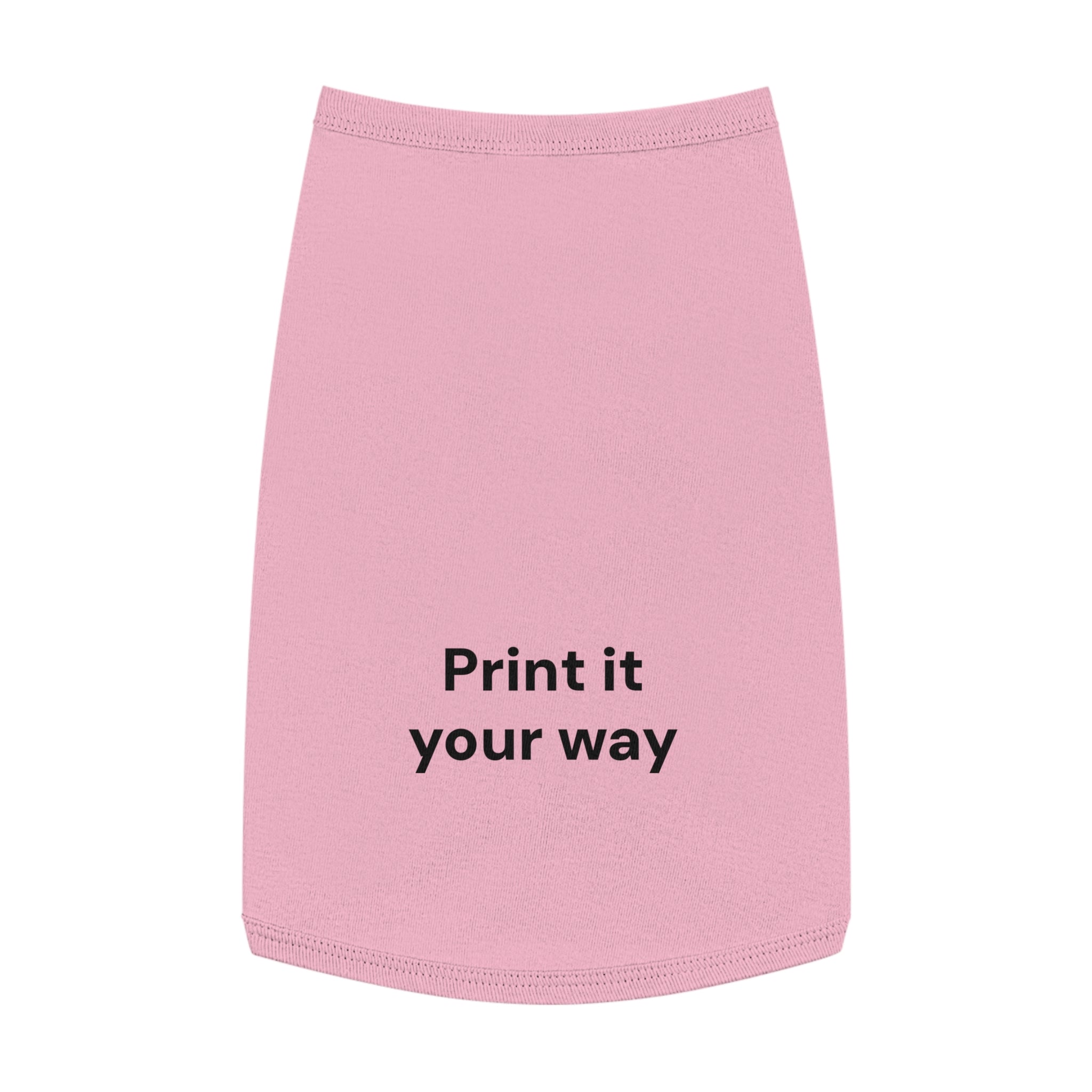 Custom Pet Tank Top - Personalized 'Print It Your Way' Dog Shirt