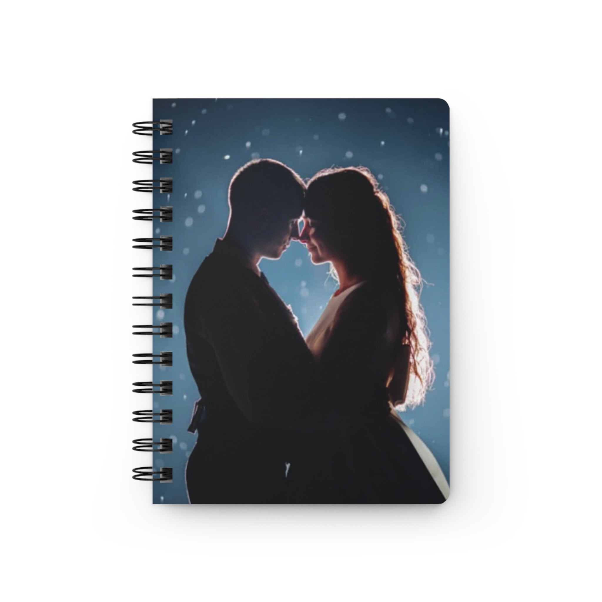 Romantic Photo Spiral Journal — Personalized Couple & Family Memory Notebook