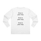 Couple Photo Long Sleeve Tee — Personalized Engagement & Anniversary Shirt
