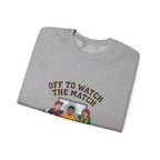 Off to Watch the Match Sweatshirt | soccer watch party, match-day outfit
