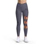 Photo Strip Women's Leggings — Vintage Portrait Collage Activewear