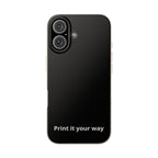 Biodegradable Phone Case – Customizable Eco-Friendly Protective Cover ("Print it your way")