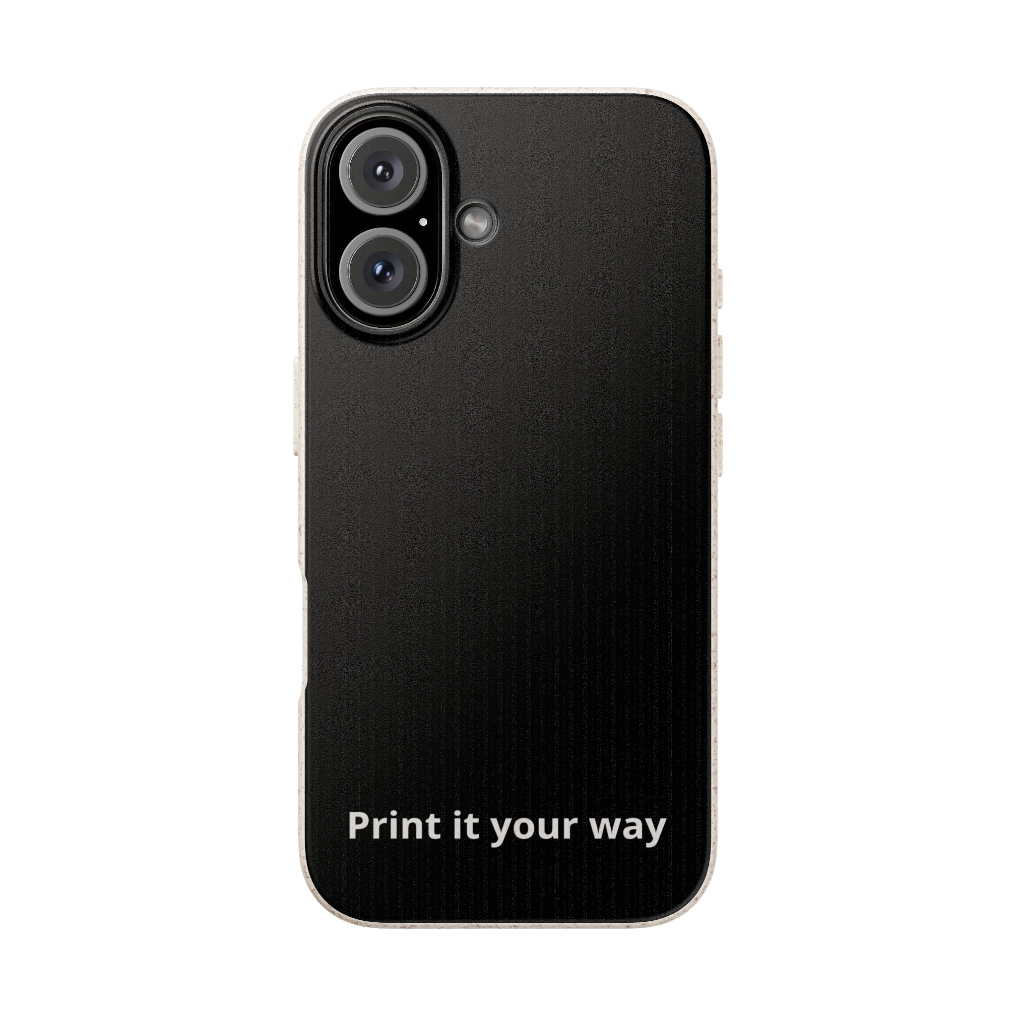 Biodegradable Phone Case – Customizable Eco-Friendly Protective Cover ("Print it your way")