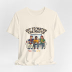 Off to Watch the Match Tee | soccer watch party, match-day outfit