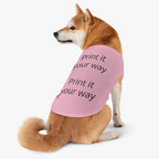 Customizable Pet Tank Top – Lightweight Dog Shirt (Print It Your Way)