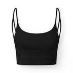 Luxe Heart Arrow Bra — Women's Strappy Crop with Bold Heart Graphic