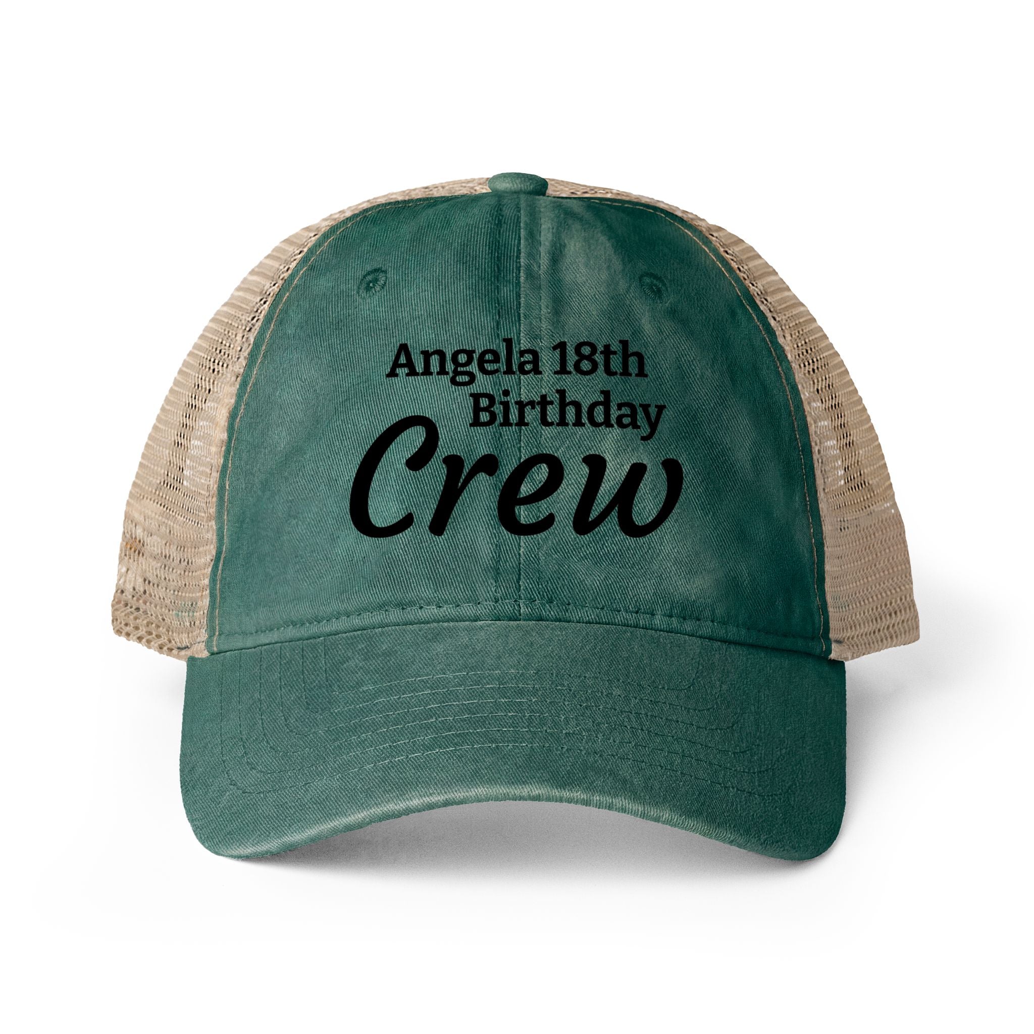Women's Washed Mesh-Back Cap