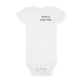 Custom Organic Baby Onesie - 'Print it your way' Personalized Bodysuit with Cute Cartoon Kid Design