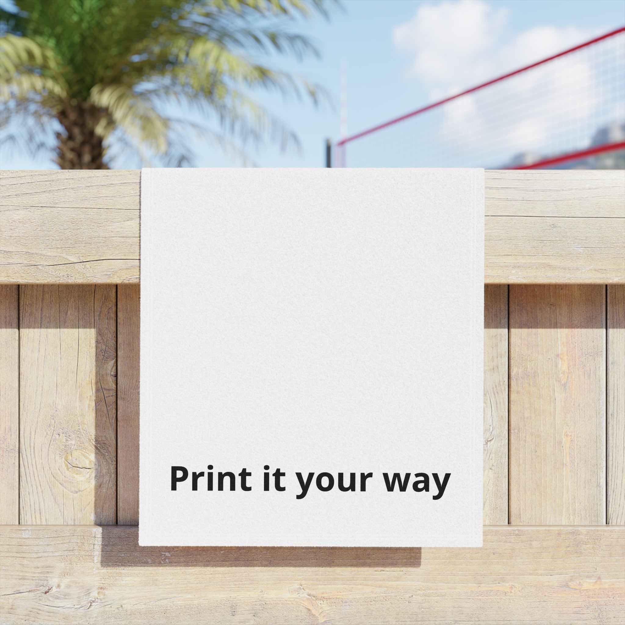 Customizable Beach Towel — "Print it your way" Personalized Summer Towel