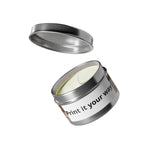 Personalized Tin Candle — Custom Photo & Text Scented Candle Gift