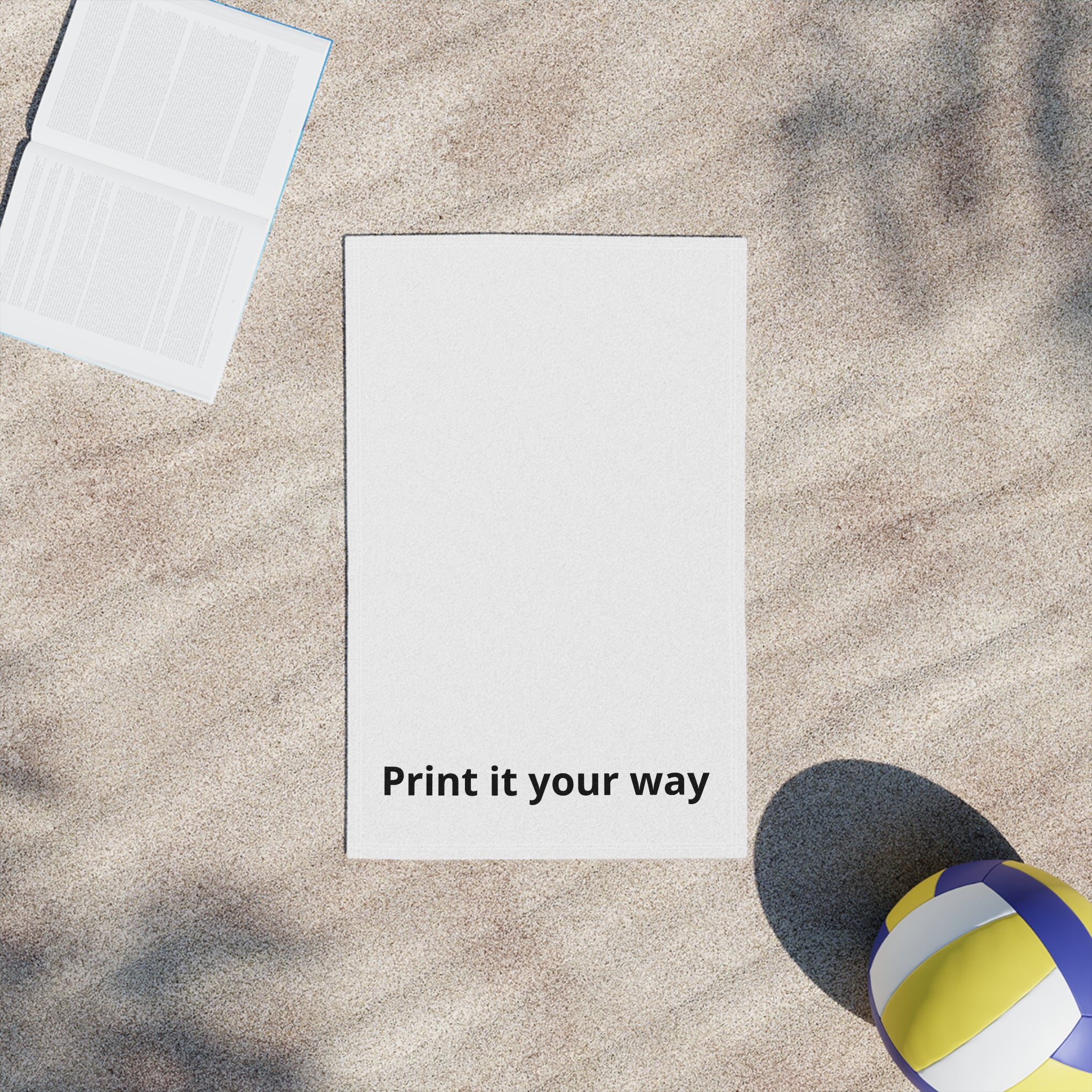 Customizable Beach Towel — "Print it your way" Personalized Summer Towel