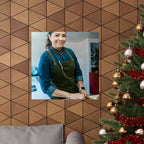 Matte Poster — Female Home Chef Portrait Kitchen Wall Art