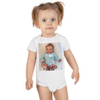 Personalized Baby Onesie® Organic Bodysuit — Custom Photo Print Newborn Gift