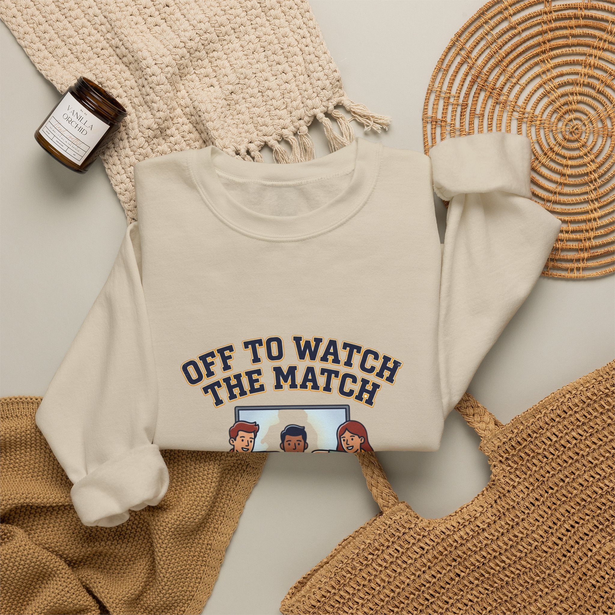 Off to Watch the Match Sweatshirt | soccer watch party, match-day outfit