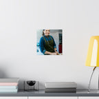 Matte Poster — Female Home Chef Portrait Kitchen Wall Art