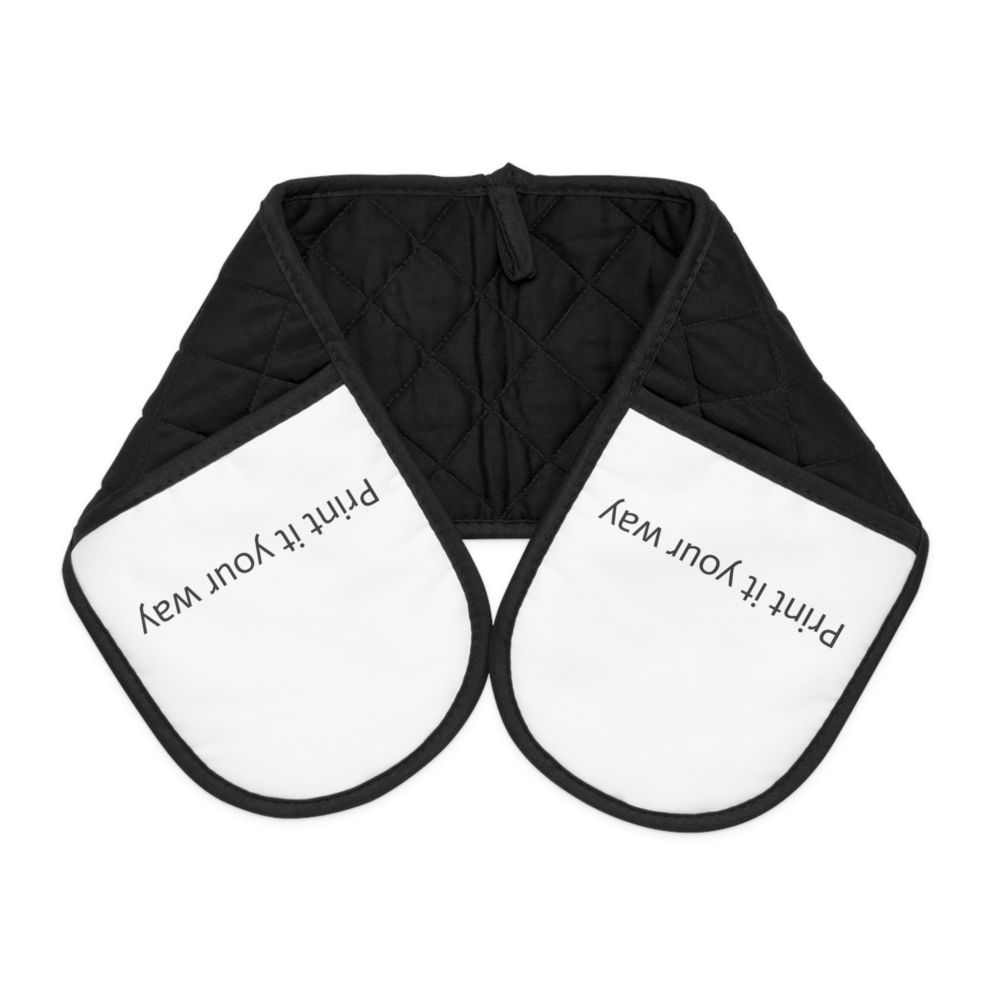 Customizable Double Oven Mitt Heat-Resistant Handle Cover