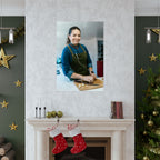 Matte Poster — Female Home Chef Portrait Kitchen Wall Art