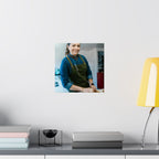 Matte Poster — Female Home Chef Portrait Kitchen Wall Art