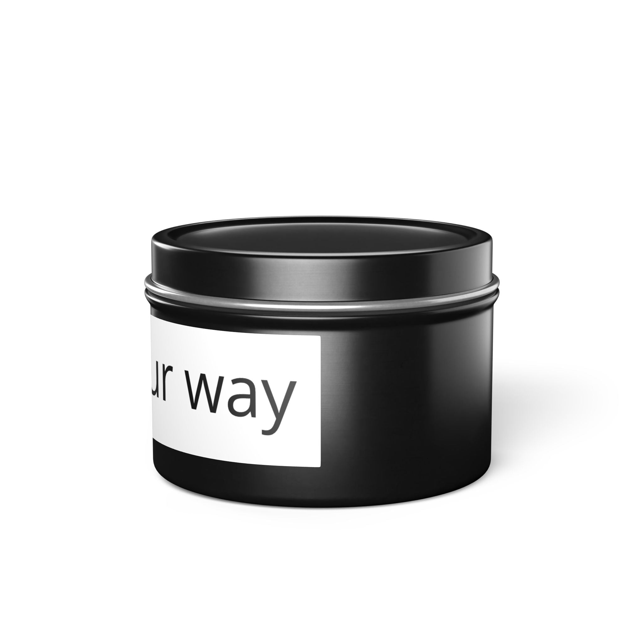 Customizable Tin Candle — 'Print it your way' Personalized Scented Tin
