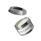 Personalized Tin Candle — Custom Photo & Text Scented Candle Gift