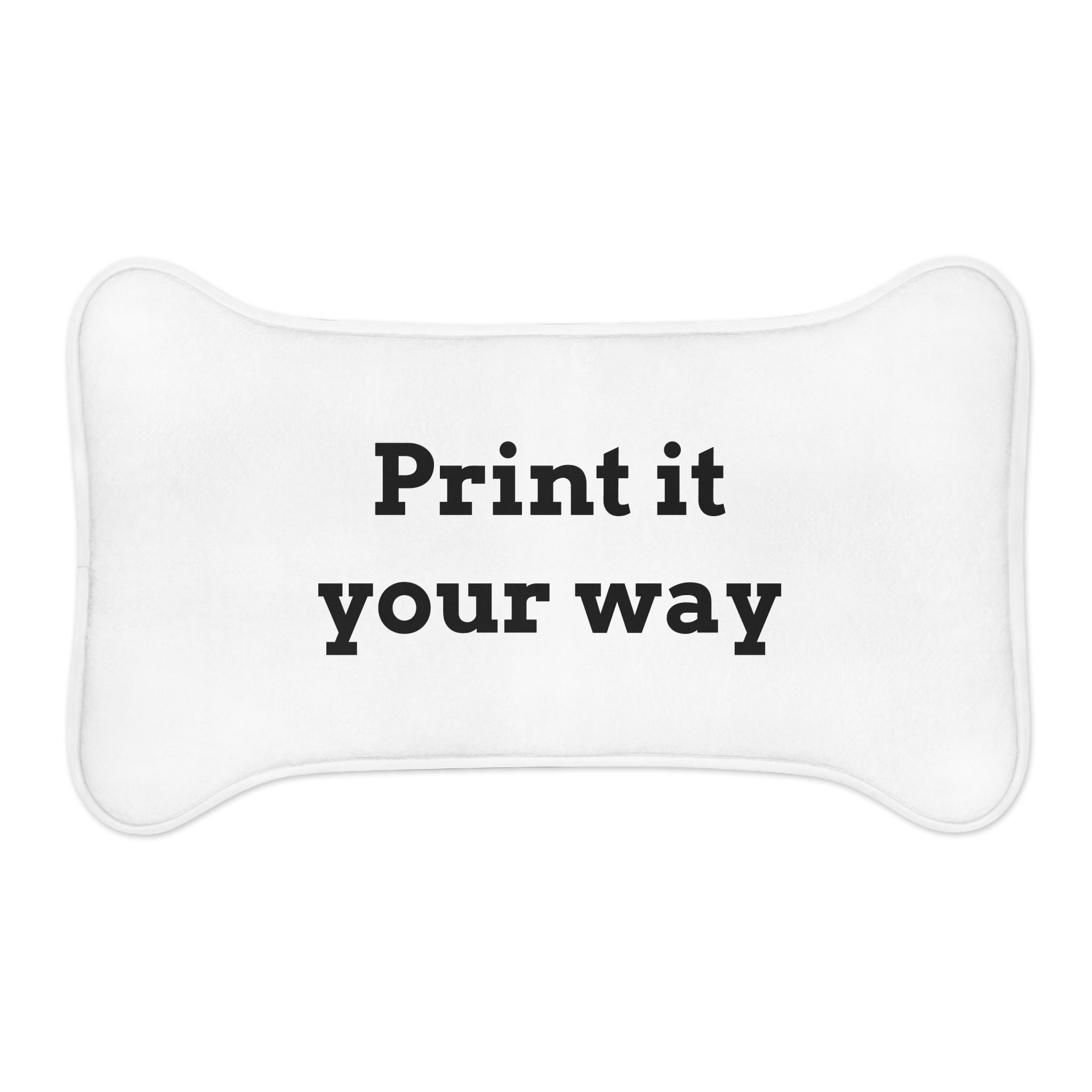 Custom Pet Feeding Mat — Personalized Dog & Cat Bowl Placemat ("Print it your way")
